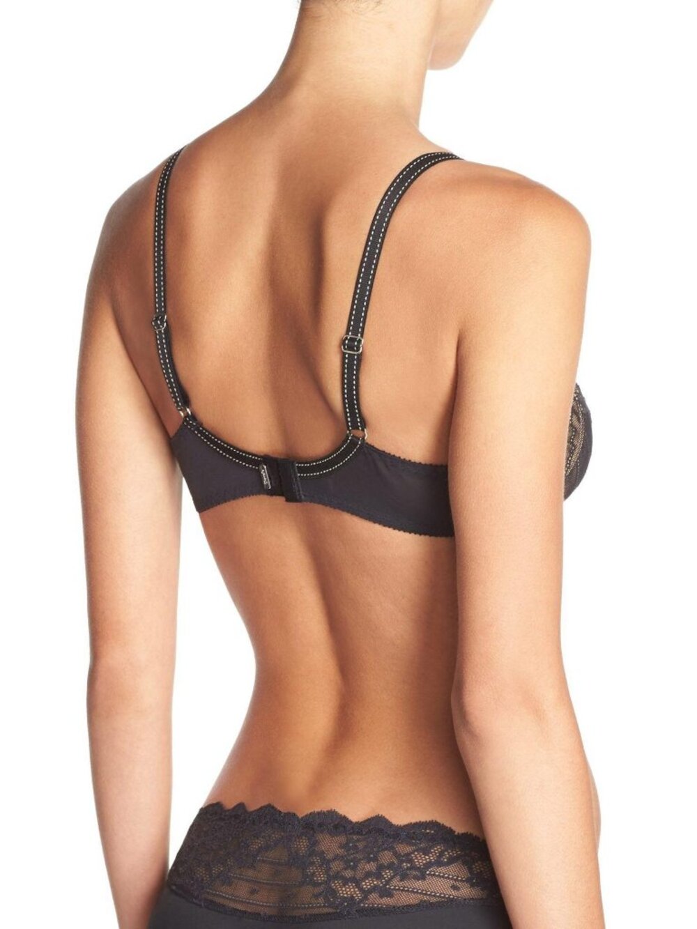 🆕CHANTELLE Rive Gauche Full Coverage Underwire Bra 38DDDD Black #3281 - Picture 4 of 15